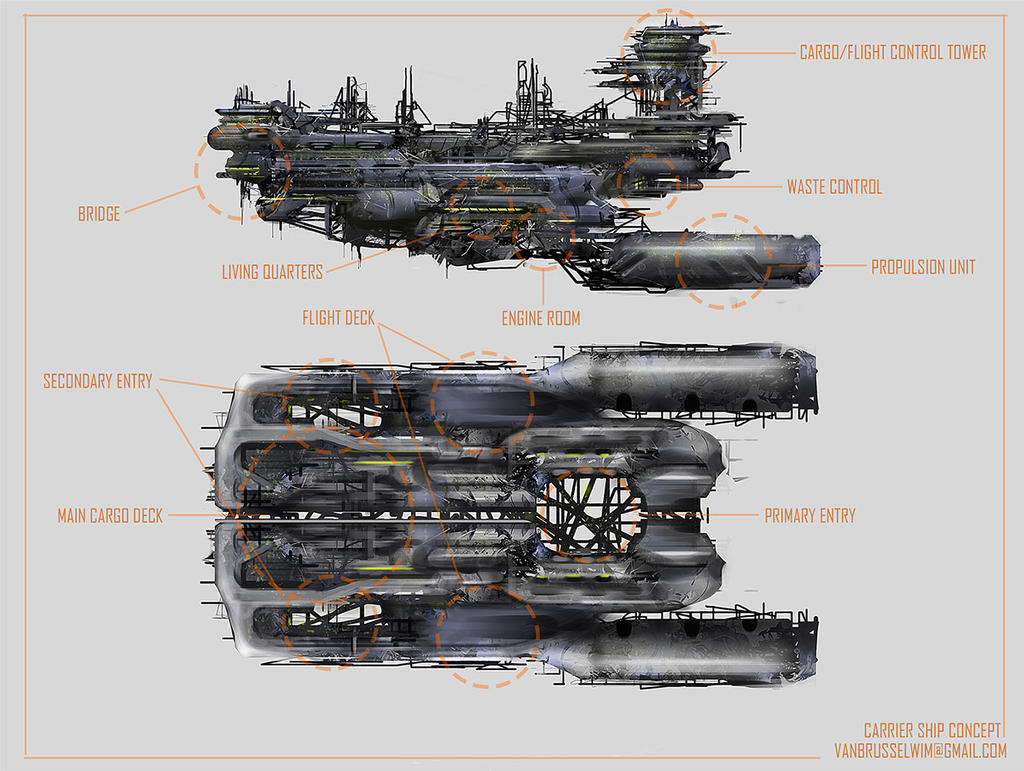 Carrier ship concept