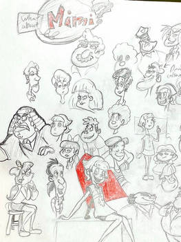 Tusday Sketches-What about Mimi?