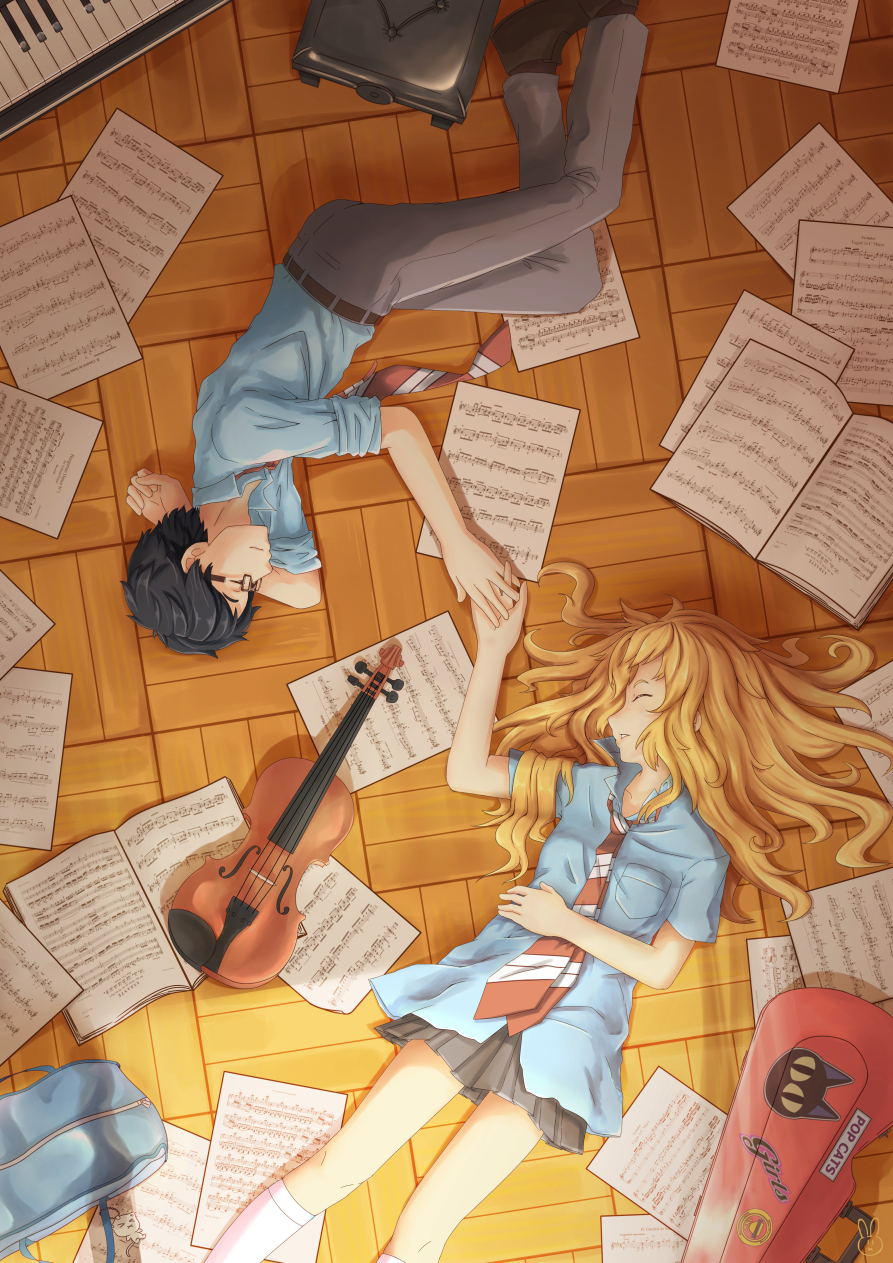 Wallpaper - Shigatsu wa Kimi no Uso by AndyYaboku on DeviantArt