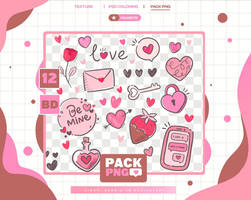 LOVE STICKER PACK PNG