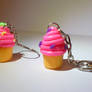 Cupcake keychains