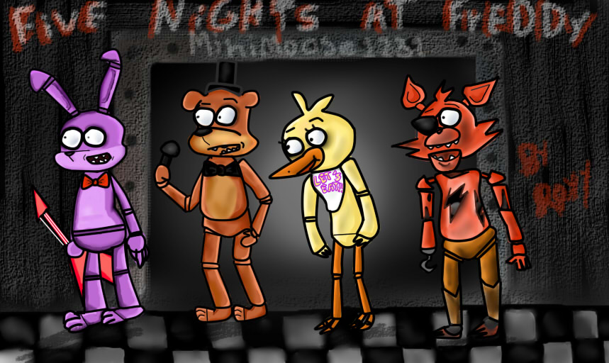 Five nights at freddy's style regular show