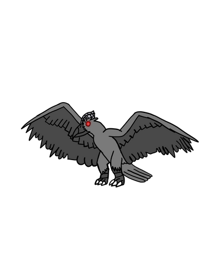 Death raptor ( glowing red eye flying ) by godzilla199999 on DeviantArt