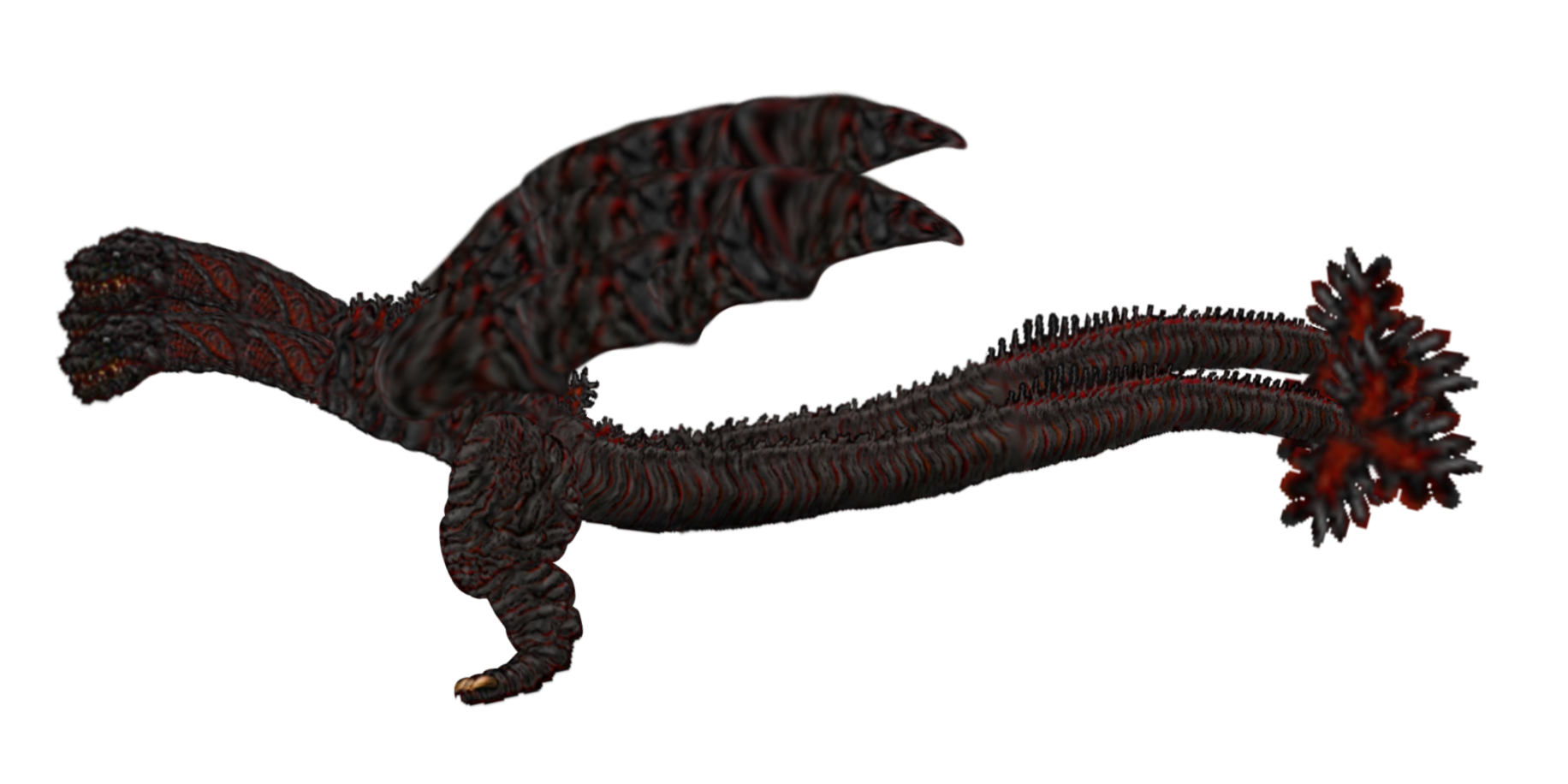 GDKBR shin king Godzilla/Ghidorah/6th form (redo) by godzilla199999 on