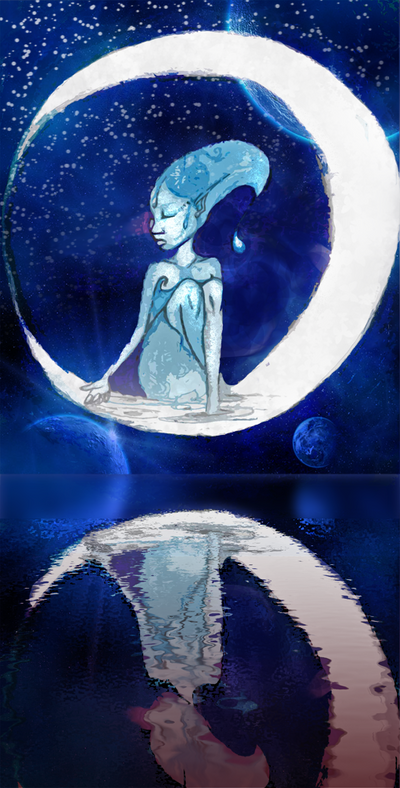 luna by kleinemiereneter on DeviantArt