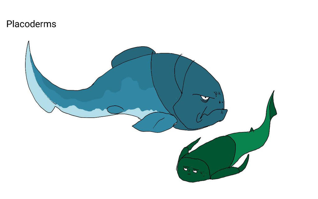 Placoderms by Batterymaster on DeviantArt