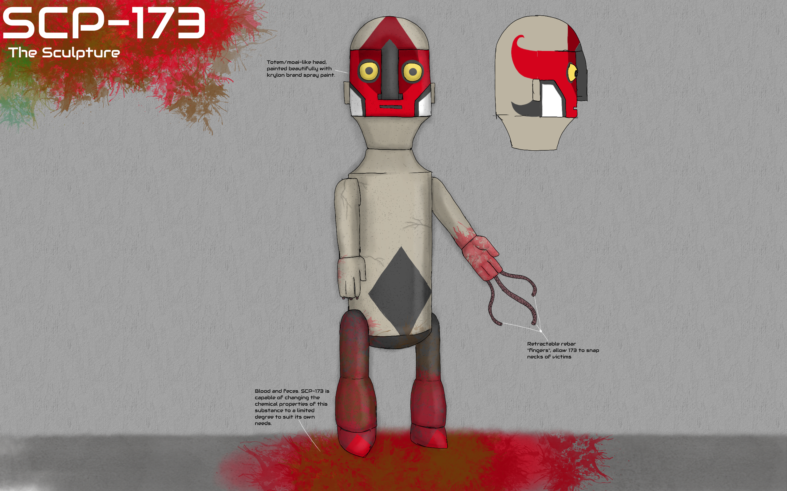 The Sea-EO — SCP 173 redesign I've probably uploaded here