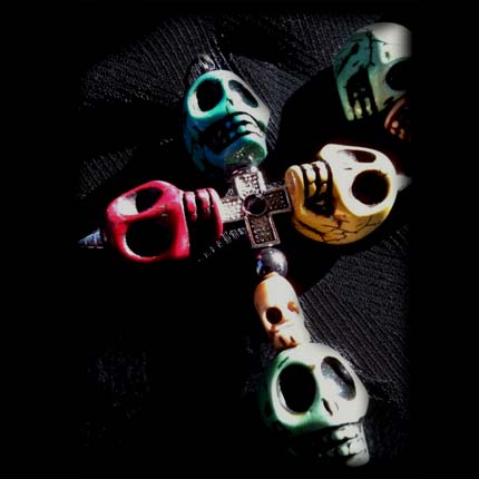 Dia de los Muertos Skull Cross