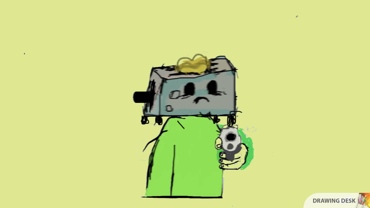 Toaster man with gun by TostiToast on DeviantArt