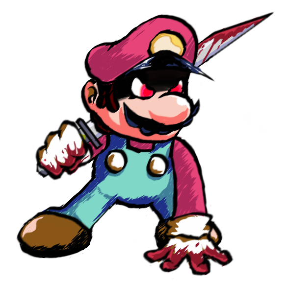 Devil Mario no bg by TostiToast on DeviantArt