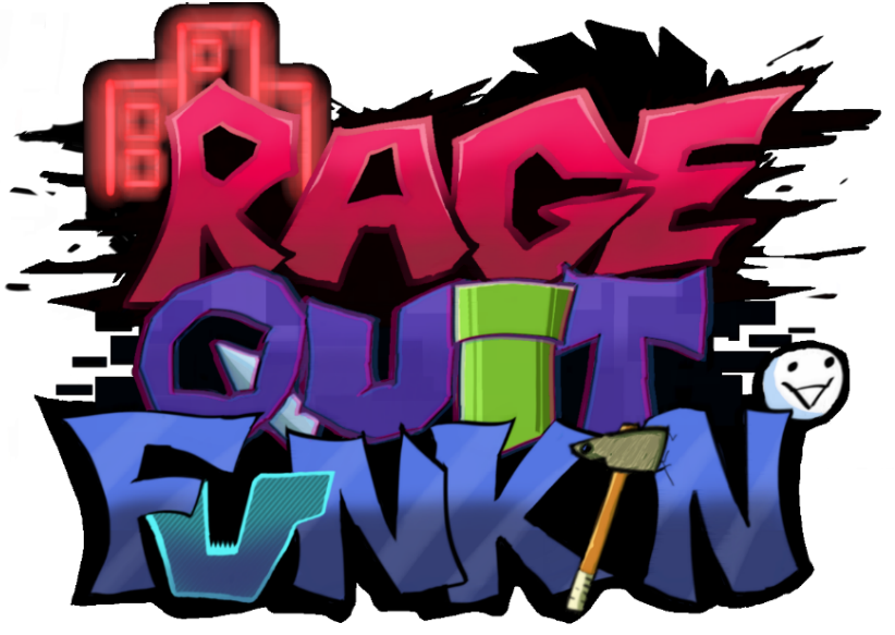 fnf rage quit funkin' logo by TostiToast on DeviantArt