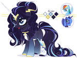 Princess Luna + Raindow Dash Fusion Adopt | OPEN by iamriyaa