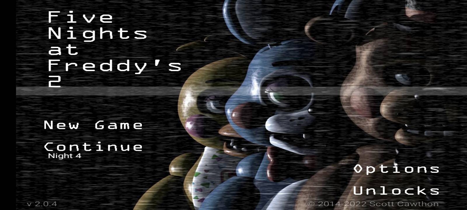 FNAF 2 Main Menu(Mobile) by Crooackhu on DeviantArt