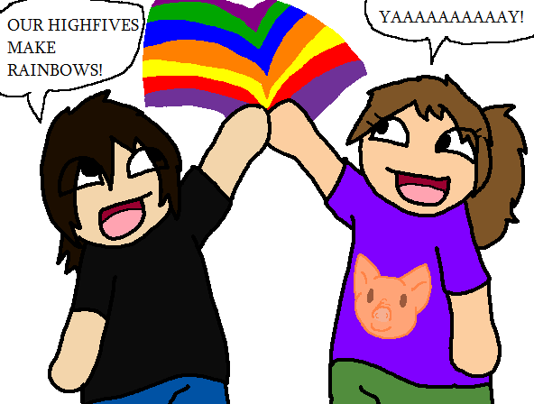 RAINBOW HIGHFIVES