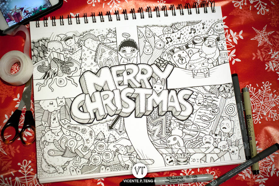 DOODLE: Merry Christmas!!! by vicenteteng