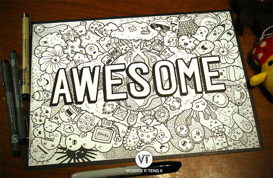DOODLE: AWESOME MONSTERS!!!
