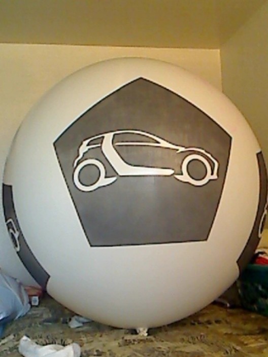 cardealer  soccer ad balloon