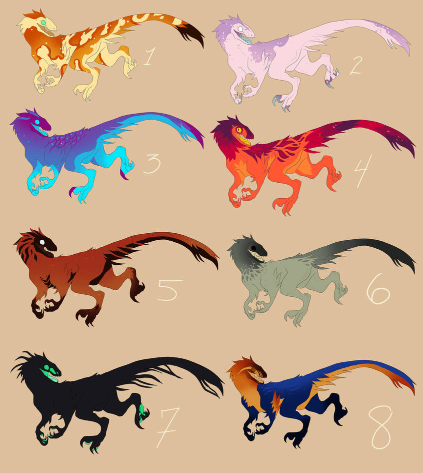 Atcg Pattern Raptor {OPEN} Raptor Adopts by Lordfell on DeviantArt