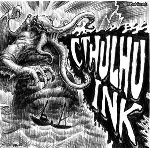 Cthulhu Ink - cider label