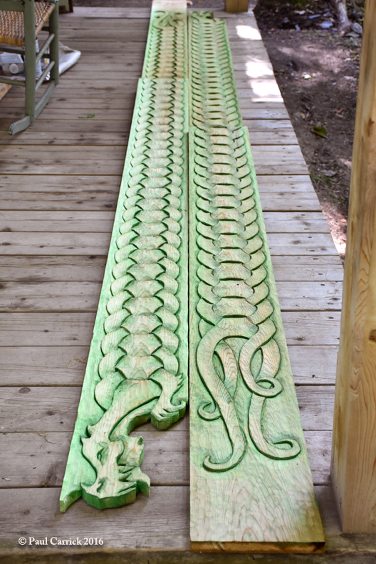 Dragon themed house trim by nightserpent