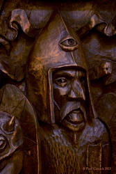Basswood Knight 1 (detail)
