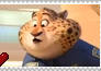 Zootopia - Clawhauser Stamp