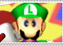 Super Smash Bros. - Luigi Stamp