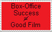 Some Bad Films were Box-Office Successes