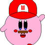 Kirby as Super Mario