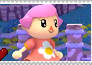 Super Smash Bros. For Wii U Female Villager Stamp