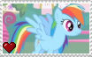 MLP Friendship Is Magic - Rainbow Dash Stamp