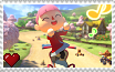 Mario Kart 8 - Female Villager Stamp