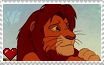 Timon and Pumbaa - Simba Stamp