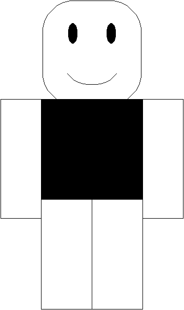 Black and White Noob - Roblox