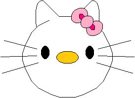 Hello Kitty's face by SuperMarioFan65 on DeviantArt