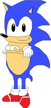 Classic Sonic cross his arms