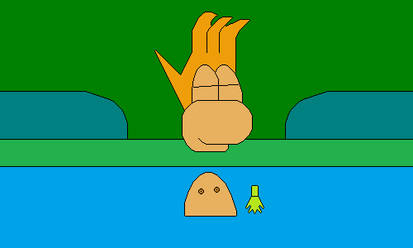 Rayman Legends - Rayomz chilling in the water