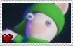 Mario + Rabbids Sparks of Hope Rabbid Luigi Stamp by SuperMarioFan65