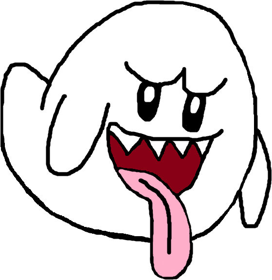 Super Mario - Boo in a different style by SuperMarioFan65 on DeviantArt