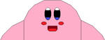 Happy Kirby's close-up by SuperMarioFan65