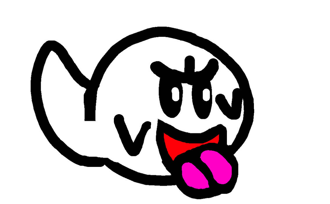 Super Mario Boo on Drawbook by SuperMarioFan65 on DeviantArt