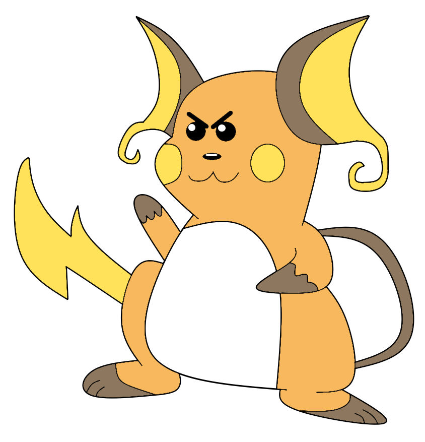 Pokemon - Raichu by SuperMarioFan65 on DeviantArt