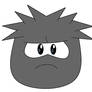 Club Penguin - Mad Black Puffle