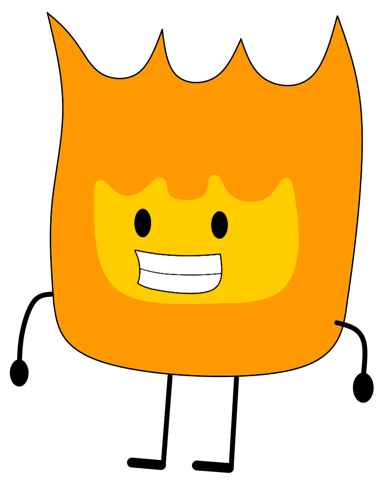 Firey Behind Battle for Dream Island - Firey by SuperMarioFan65 on DeviantArt