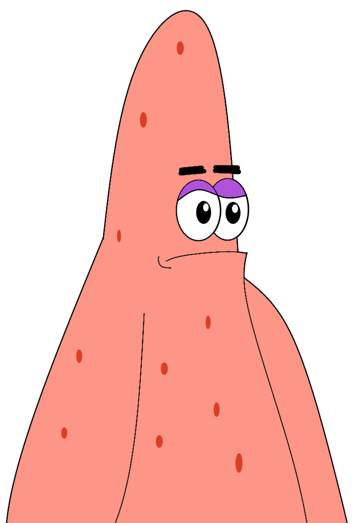Disoriented Patrick Patrick Star Confused Face