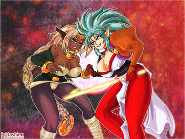 aisha clanclan VS ryoko