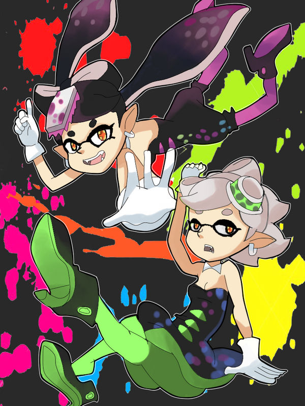 Splatoon: Callie and Marie (Squid Sisters) by Retro-Robosan on DeviantArt