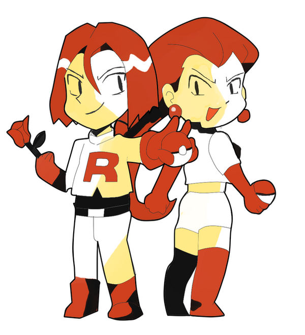 Pokemon Yellow: Team Rocket Chibi