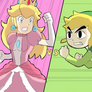 Princess Peach VS Toon Link