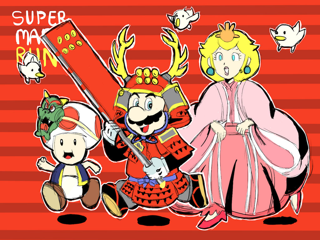 Samurai Super Mario by Retro-Robosan on DeviantArt